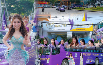 Tập đoàn mỹ phẩm Liên Hoa chính thức khai trương tòa nhà 20 tỉ đồng và màn roadshow phủ tím Sài Thành