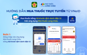 Từ 1/1/2025, người dân đã có thể dùng VNeID để mua thuốc trực tuyến từ FPT Long Châu