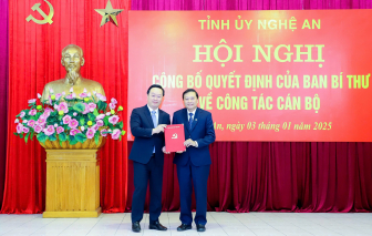 Ông Lê Hồng Vinh được bầu giữ chức Chủ tịch UBND tỉnh Nghệ An