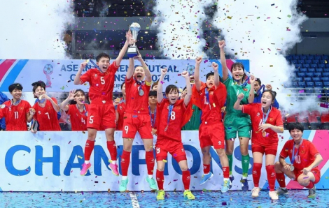 Đội tuyển futsal nữ Việt Nam được xướng tên trong Top 10 thế giới 2024