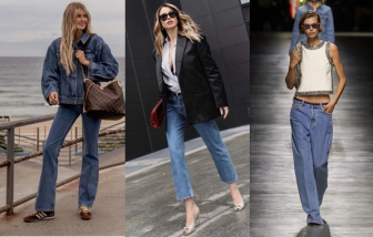 Những mẫu quần jeans sẽ ''làm mưa làm gió'' năm 2025