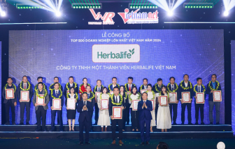 Herbalife Việt Nam được vinh danh Top 500 doanh nghiệp lớn nhất Việt Nam lần thứ sáu liên tiếp