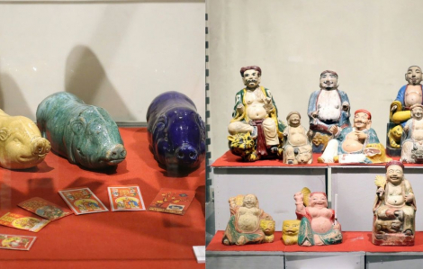 Ngắm ông địa, heo đất ‘già’ trăm tuổi