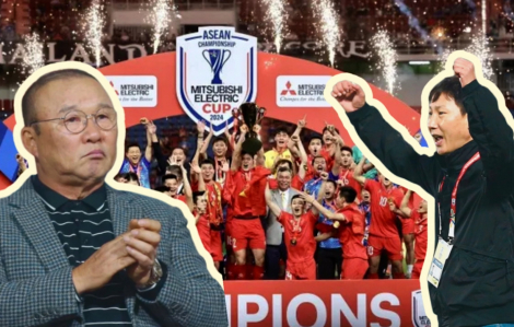 HLV Kim Sang-sik nói thành công tại AFF Cup 2024 của ông nhờ lời khuyên của ông Park Hang-seo