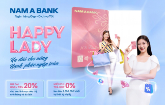 Dịp tết này, thẻ tín dụng Happy Lady hoàn tiền lên đến 20%