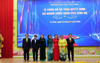 Trường đại học Trà Vinh công nhận chức danh Phó Giáo sư cho 4 giảng viên xuất sắc