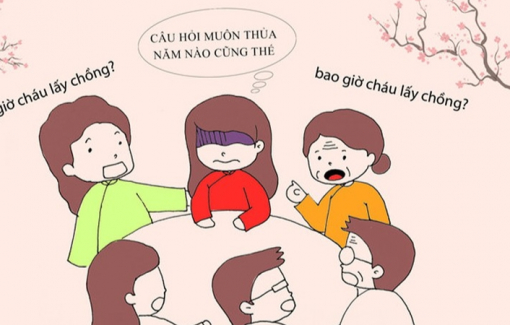 Về quê ăn tết sợ nhất câu "bao giờ lấy chồng"