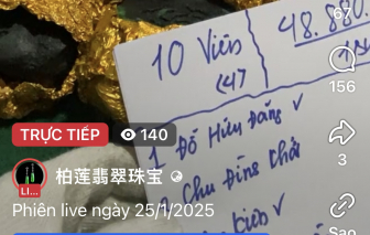 Chiêu trò livestream "cổ phần đá quý": Lợi nhuận ảo, rủi ro thật