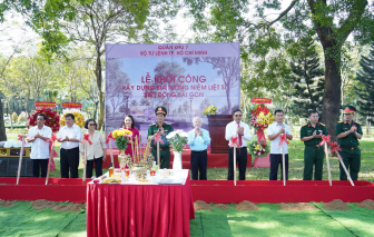 Khởi công xây dựng bia tưởng niệm liệt sĩ Biệt động Sài Gòn tại Nghĩa trang liệt sĩ TPHCM