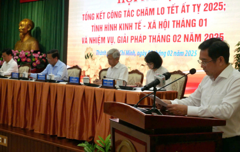 TPHCM chăm lo hơn 1,3 triệu lượt người với tổng kinh phí hơn 1.295 tỉ đồng dịp tết Ất Tỵ 2025