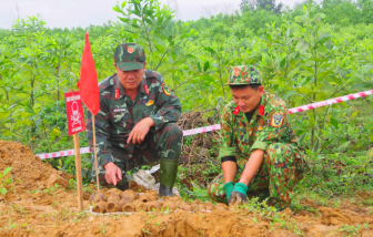 Phát hiện hầm đạn chưa nổ ở Quảng Trị