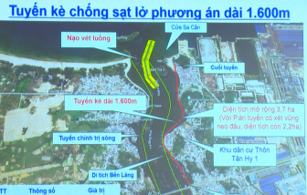 Quảng Ngãi: Hoàn thành kè chống sạt lở khu vực cửa Sa Cần trong năm 2025