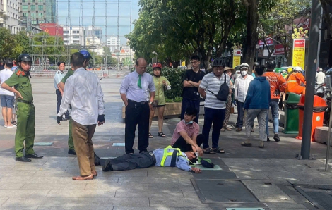 Bắt đối tượng đánh bảo vệ bất tỉnh sau khi nhắc nhở không dắt chó vào phố đi bộ Nguyễn Huệ