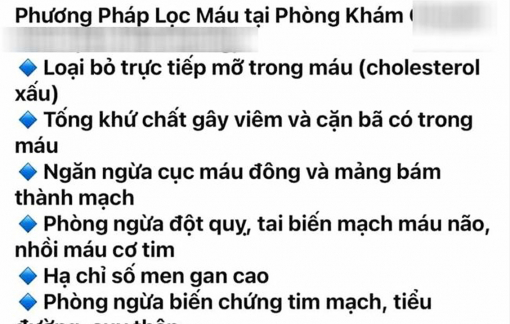 Lọc mỡ máu có thật sự “chữa bách bệnh”?