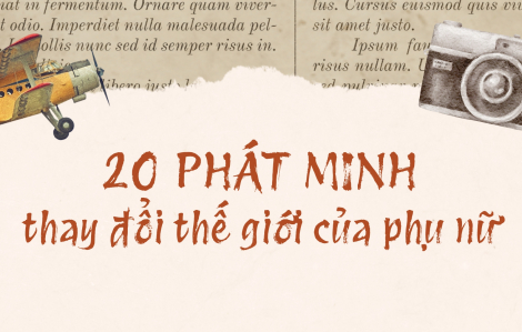Infographic: 20 phát minh thay đổi thế giới của phụ nữ