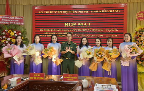 Phụ nữ Biên phòng Kiên Giang nêu cao tinh thần, phẩm chất Bộ đội Cụ Hồ