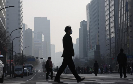 Chất lượng không khí ở Hàn Quốc suy giảm do ô nhiễm