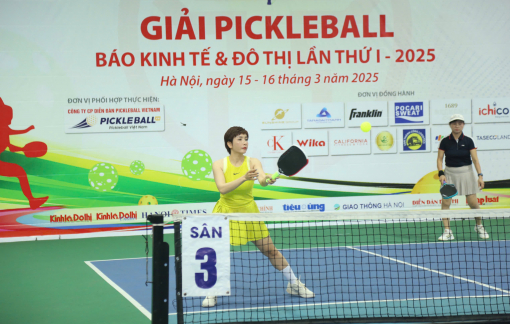 Khai mạc giải đấu Pickleball Báo Kinh tế và Đô thị lần thứ I