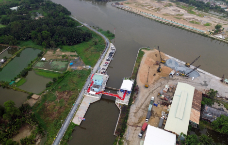 Khánh thành cống ngăn triều hơn 236 tỉ đồng ở TPHCM