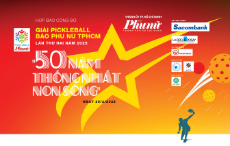 Họp báo công bố "Giải Pickleball Báo Phụ nữ TPHCM lần thứ 2 năm 2025 - 50 năm thống nhất non sông"