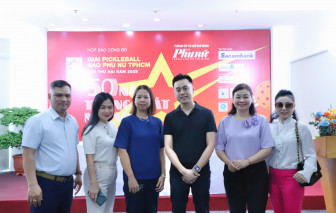 Họp báo công bố "Giải Pickleball Báo Phụ nữ TPHCM lần thứ 2 năm 2025 - 50 năm thống nhất non sông"