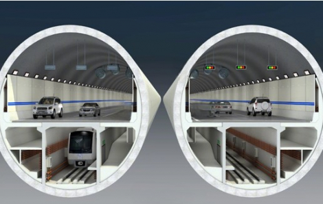 Đà Nẵng đề xuất phương án xây hầm vượt sông Hàn