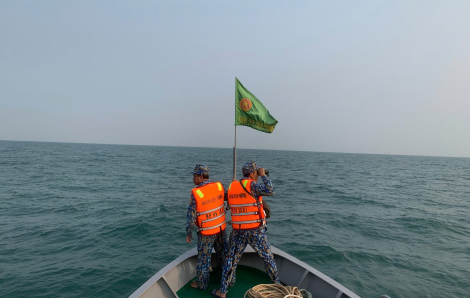 Đã tìm thấy 1 ngư dân mất tích vụ chìm tàu cá trên biển
