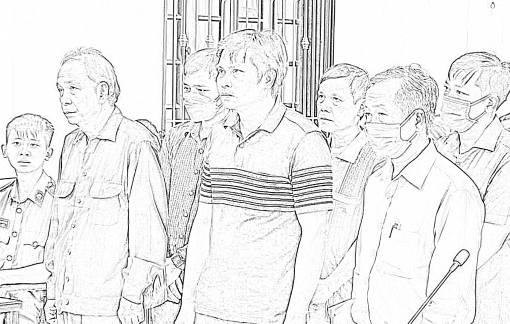5 cựu cán bộ ở Hậu Giang lãnh hơn 44 năm tù