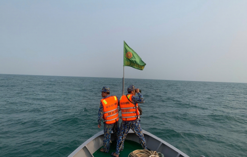 Đã tìm thấy 1 ngư dân mất tích vụ chìm tàu cá trên biển