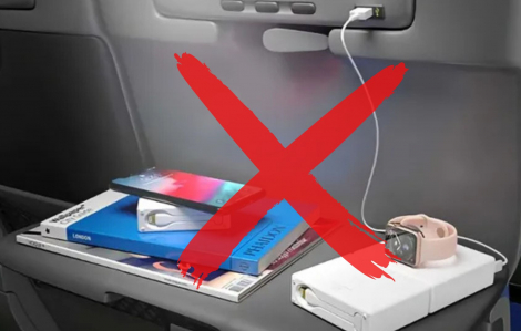 VN Airlines cấm sử dụng pin sạc dự phòng trên máy bay