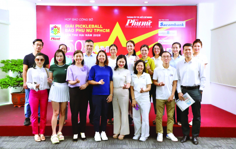 Giải pickleball Báo Phụ nữ TPHCM lần thứ hai - năm 2025: Chào mừng 50 năm thống nhất non sông