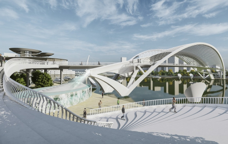 Khởi công dự án xây dựng cầu đi bộ qua sông Sài Gòn - Nutifood gửi lời tri ân người tiêu dùng