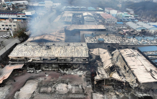 Người dân Hàn Quốc lo ô nhiễm sau các vụ cháy rừng lịch sử