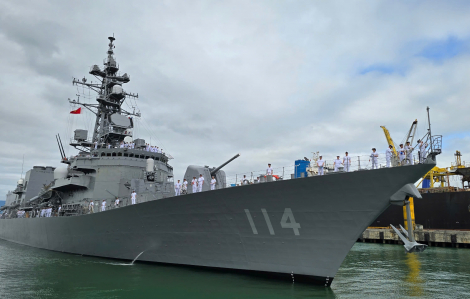 Cận cảnh hệ thống vũ khí tàu huấn luyện Nhật Bản vừa ghé thăm Đà Nẵng