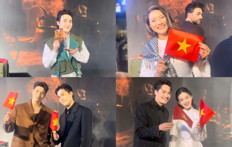 Nghệ sĩ Việt hào hứng dự buổi công chiếu phim 'Địa đạo: Mặt trời trong bóng tối'