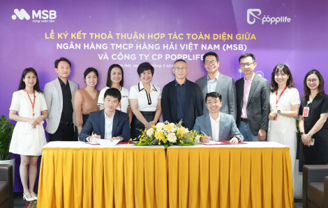 Ngân hàng MSB hợp tác với Popplife nâng cao chất lượng chăm sóc khách hàng