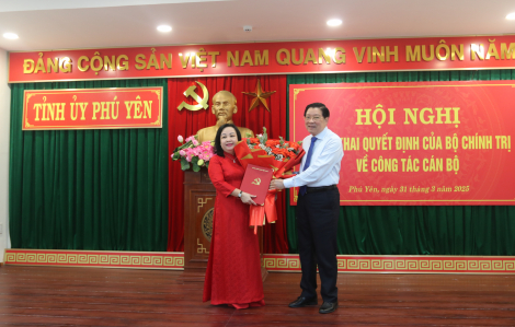 Phú Yên có nữ Bí thư Tỉnh ủy đầu tiên