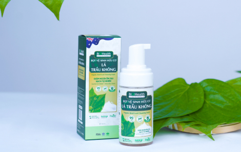 Bọt vệ sinh hữu cơ Lá trầu không BioHealth - bảo vệ tối ưu vùng da nhạy cảm