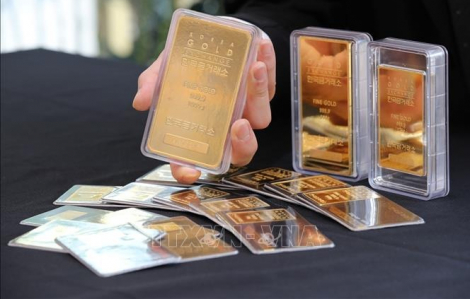 Giá vàng thế giới tiếp đà tăng sau khi Mỹ công bố thuế quan đối ứng