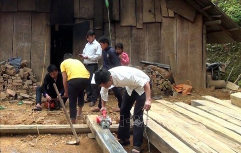 Chỉ trong 7 ngày, bình quân mỗi địa phương xây mới 48 căn nhà trong chương trình xóa nhà dột nát