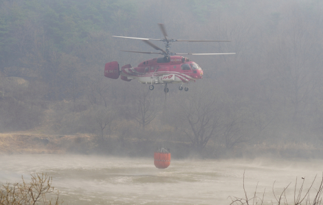 Phi công Hàn Quốc tử nạn trong vụ tai nạn trực thăng chữa cháy