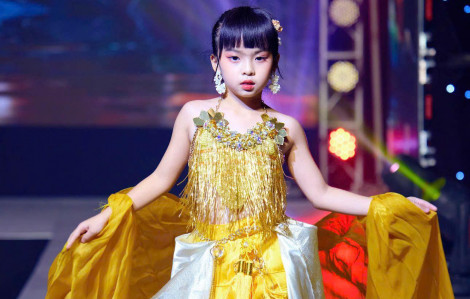 Người mẫu nhí Đào Diễm Châu - “Nàng thơ” của các nhà thiết kế trên sàn diễn thời trang trẻ em