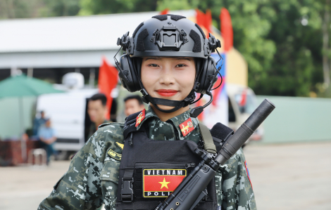 Những "bóng hồng" gây ấn tượng trong buổi hợp luyện cho đại lễ 30/4