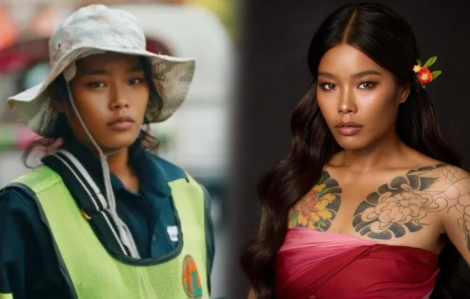 Người quét đường ở Thái Lan trở thành người mẫu