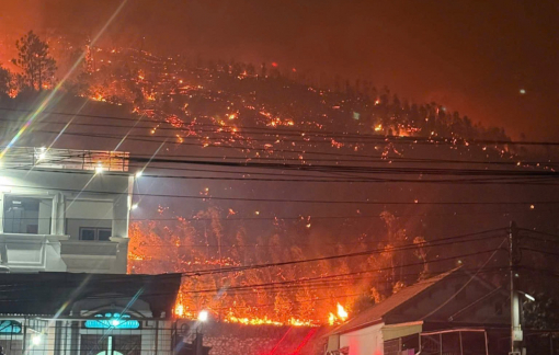 Liên tiếp 2 vụ cháy rừng trong đêm tại Quảng Ninh