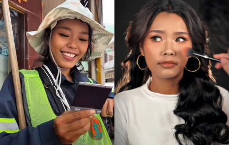 Nữ lao công thành người mẫu nổi tiếng nhờ gặp nhiếp ảnh gia lúc quét rác