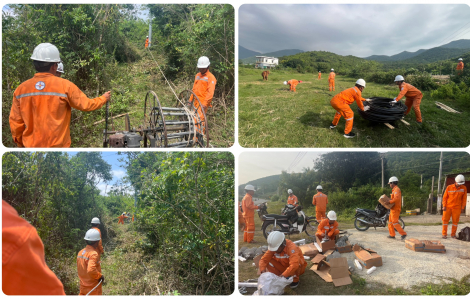 PC Khánh Hòa hoàn thành công trình sửa chữa lưới điện trung hạ áp cấp điện cho xã Ninh Phước