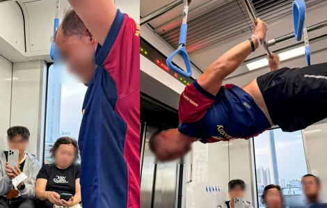 Vì sao công an chưa xử lý người ‘hít xà đơn’ trên tàu metro số 1?