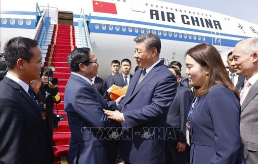Thủ tướng Phạm Minh Chính ra sân bay tiễn Tổng bí thư, Chủ tịch nước Trung Quốc Tập Cận Bình
