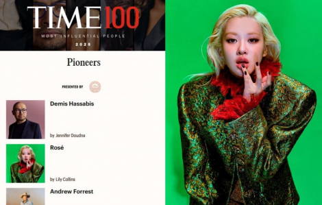 Rosé là idol K-pop duy nhất vào ‘Top 100 người ảnh hưởng nhất thế giới’